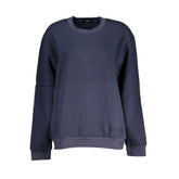 Cavalli Class Chic Blue Embroidered Fleece Sweatshirt -   -  Cavalli Class.